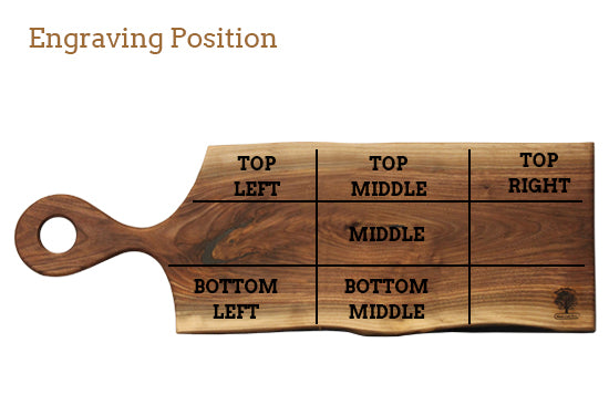 Live Edge Large Serving Board(L409)-Large Wood Charcuterie Board-Woodcraft Bros