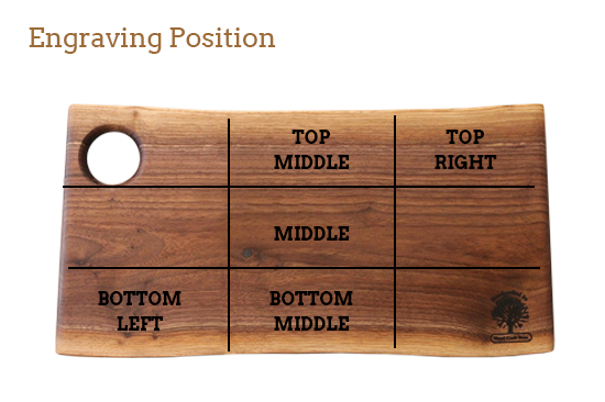 Live Edge Small Serving Board (WBS613)-Live Edge Charcuterie Board-Woodcraft Bros