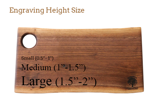 Live Edge Small Serving Board (WBS600)