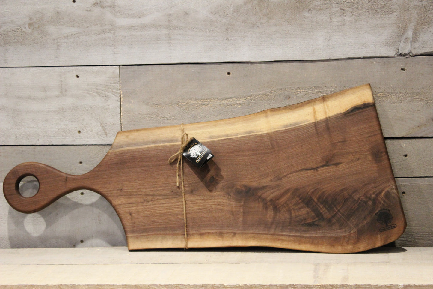 Live Edge Large Serving Board(WBL605)-Large Wood Charcuterie Board-Woodcraft Bros