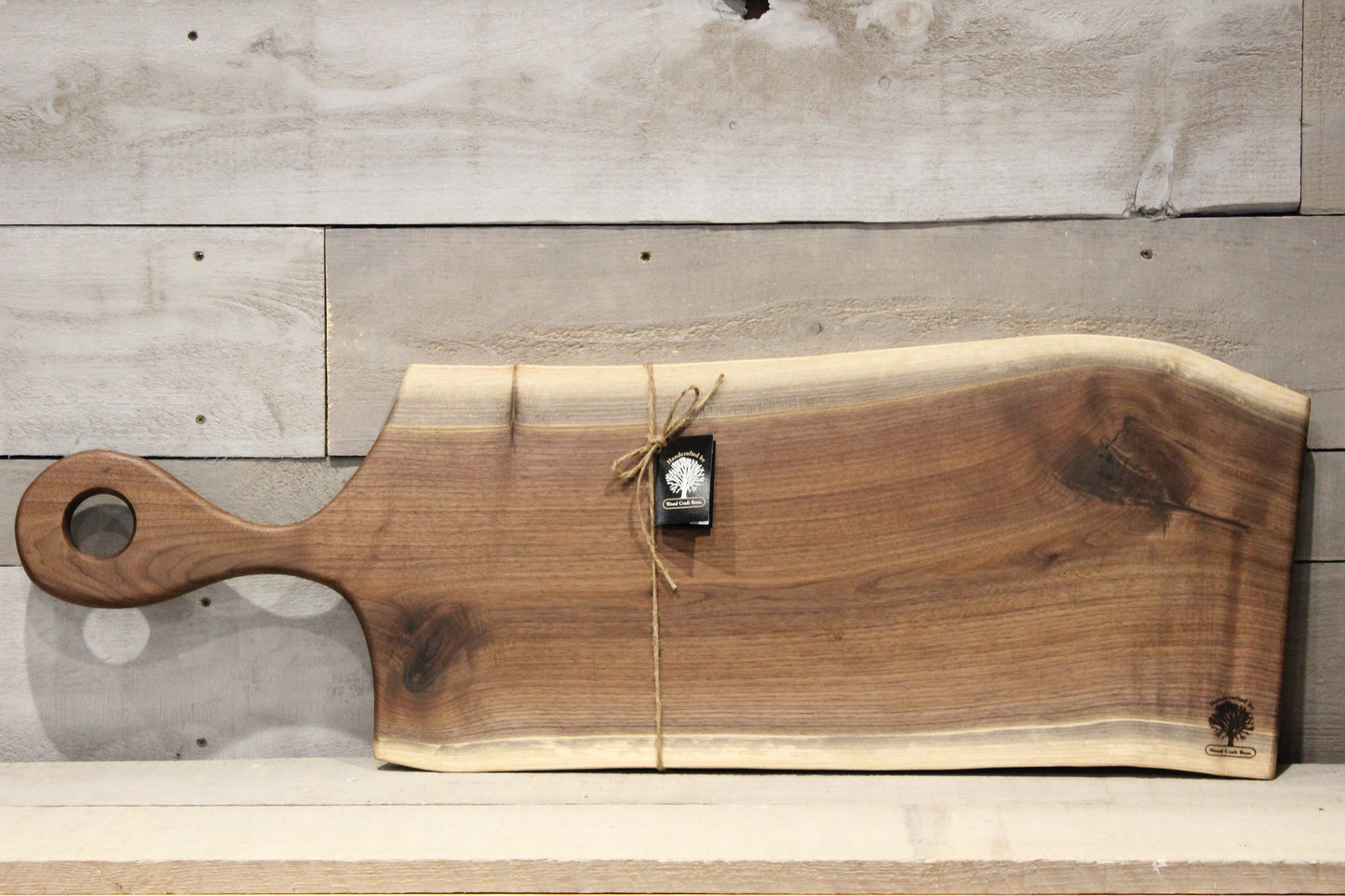 Live Edge Large Serving Board(WBL606)-Large Wood Charcuterie Board-Woodcraft Bros