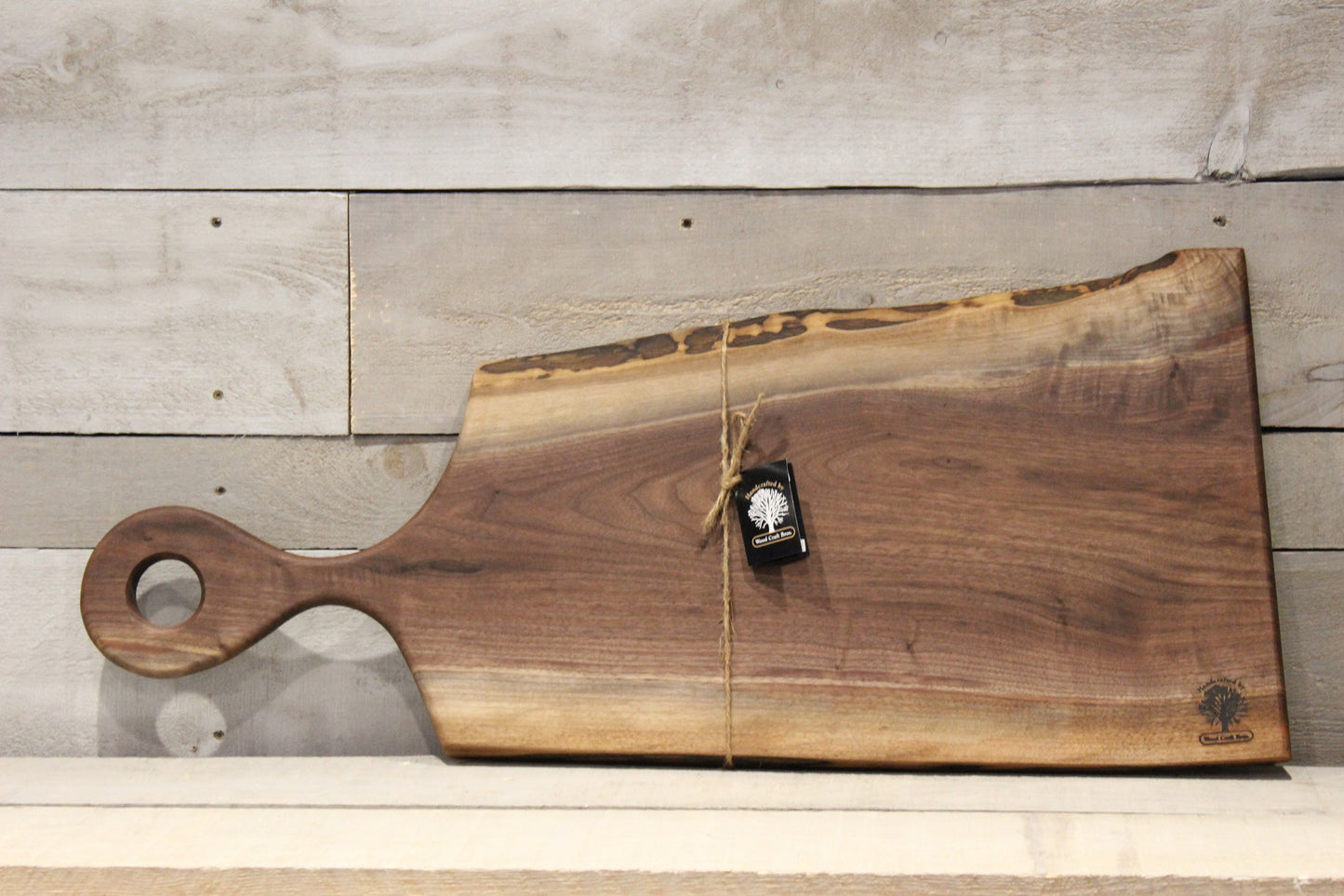 Live Edge Large Serving Board (WBL608)-Wooden Serving Board-Woodcraft Bros