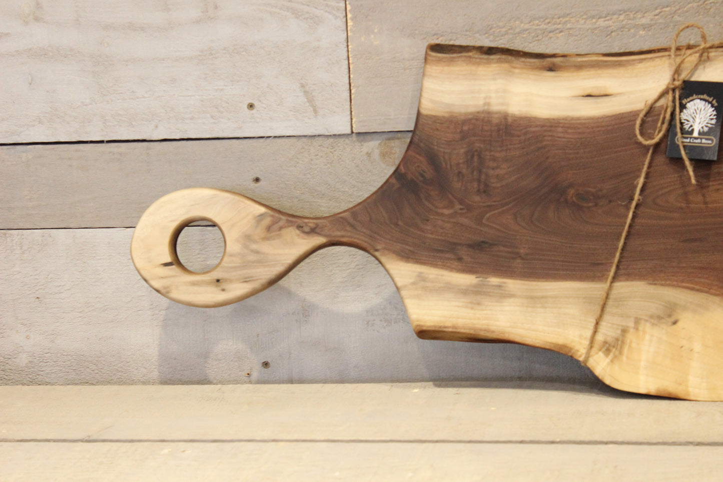 Live Edge Large Serving Board (WBL612)-Wooden Serving Board-Woodcraft Bros
