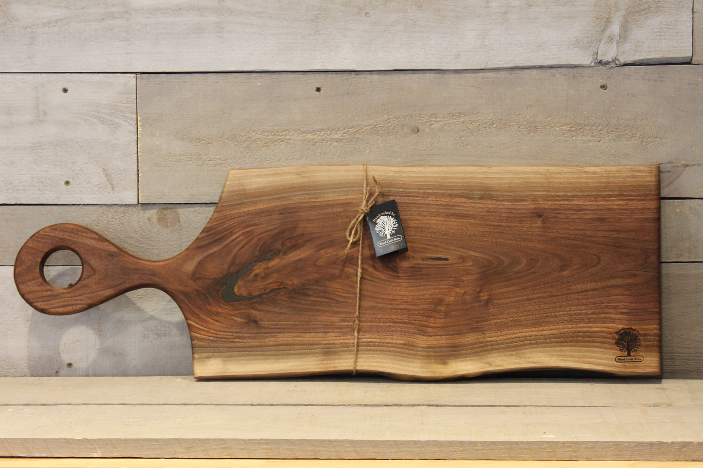 Live Edge Large Serving Board (WBL615)-Wooden Serving Board-Woodcraft Bros