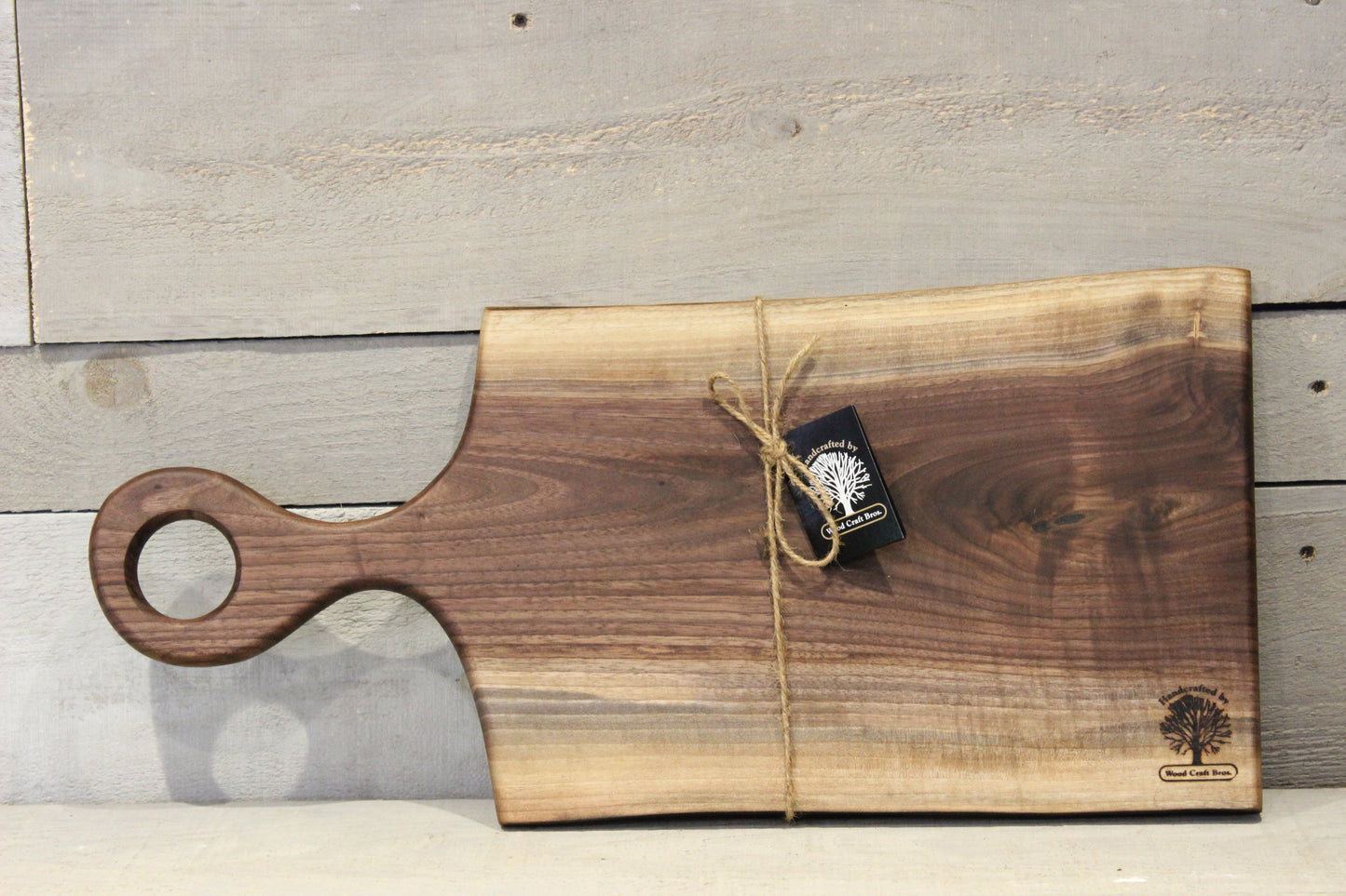 Live Edge Medium Serving Board (WBM627)-Wooden Platter Boards