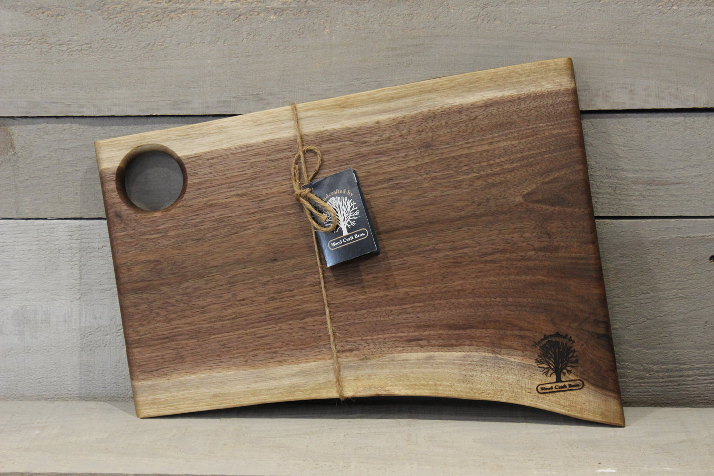 Live Edge Small Serving Board (WBS612)-Live Edge Charcuterie Board-Woodcraft Bros