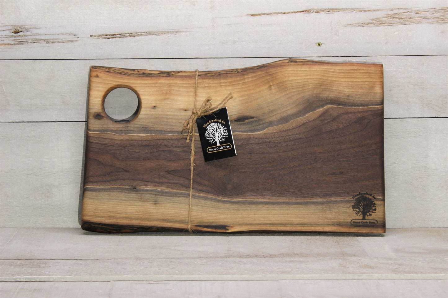 Live Edge Small Serving Board (WBS700)-Wooden Serving Board-woodcraft Bros
