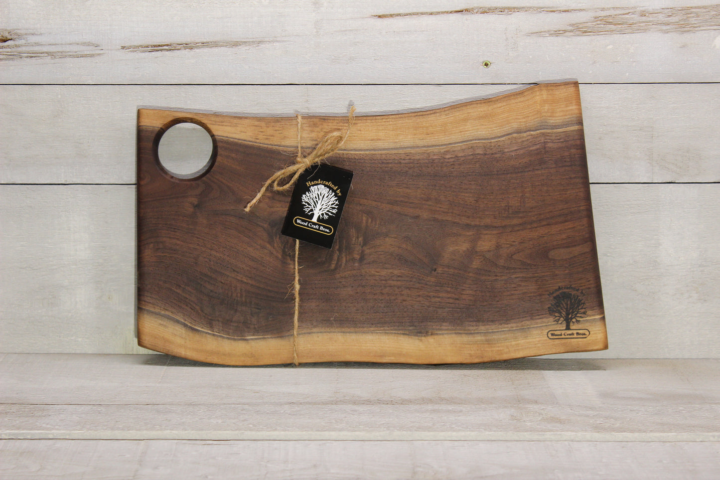 Live Edge Small Serving Board (WBS701)-Live Edge Serving Board-Woodcraft Bros
