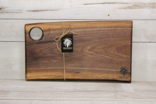 Live Edge Small Serving Board (WBS706)-Wooden Platter Boards-Woodcraft Bros
