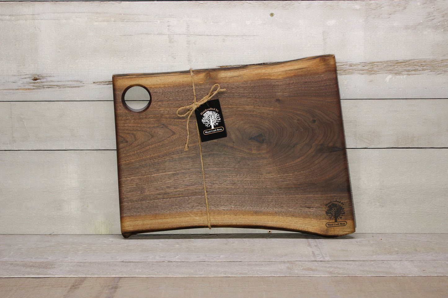 Live Edge Small Serving Board (WBS733)-Wooden Serving Board-Woodcraft Bros
