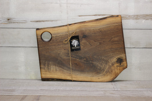 Live Edge Small Serving Board (WBS734) | Wooden Charcuterie Board-woodcraft Bros