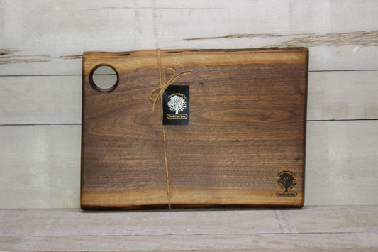 Live Edge Small Serving Board (WBS737)-Wooden Serving Boards-Woodcraft Bros