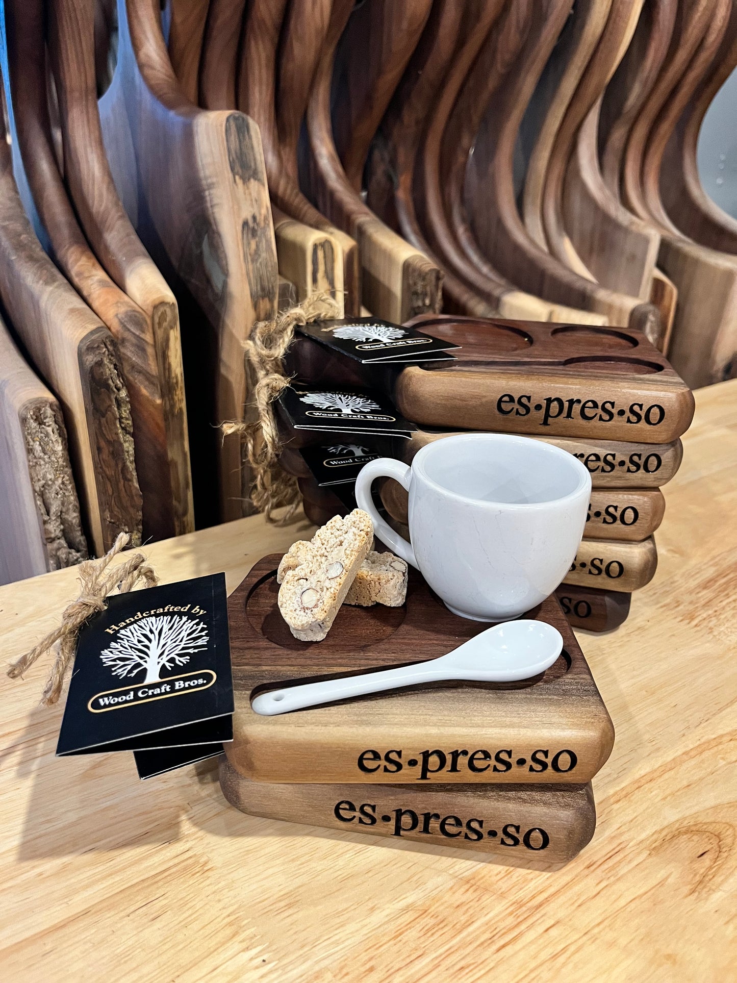 Espresso Board with Espresso Engraving