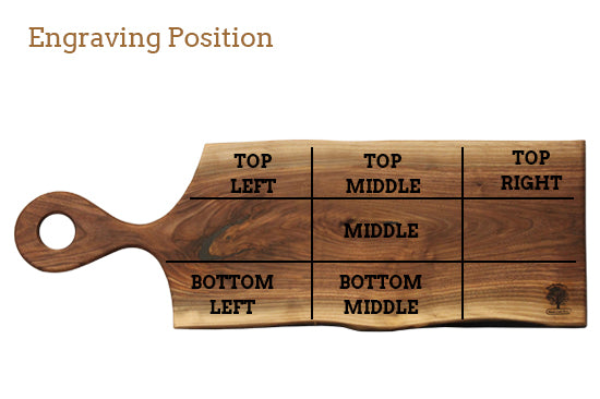 Live Edge Large Serving Board (WBL609)-Wooden Serving Board-Woodcraft Bros