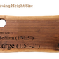 Live Edge Small Serving Board (WBS705)-Wooden Platter Boards-Woodcraft Bros