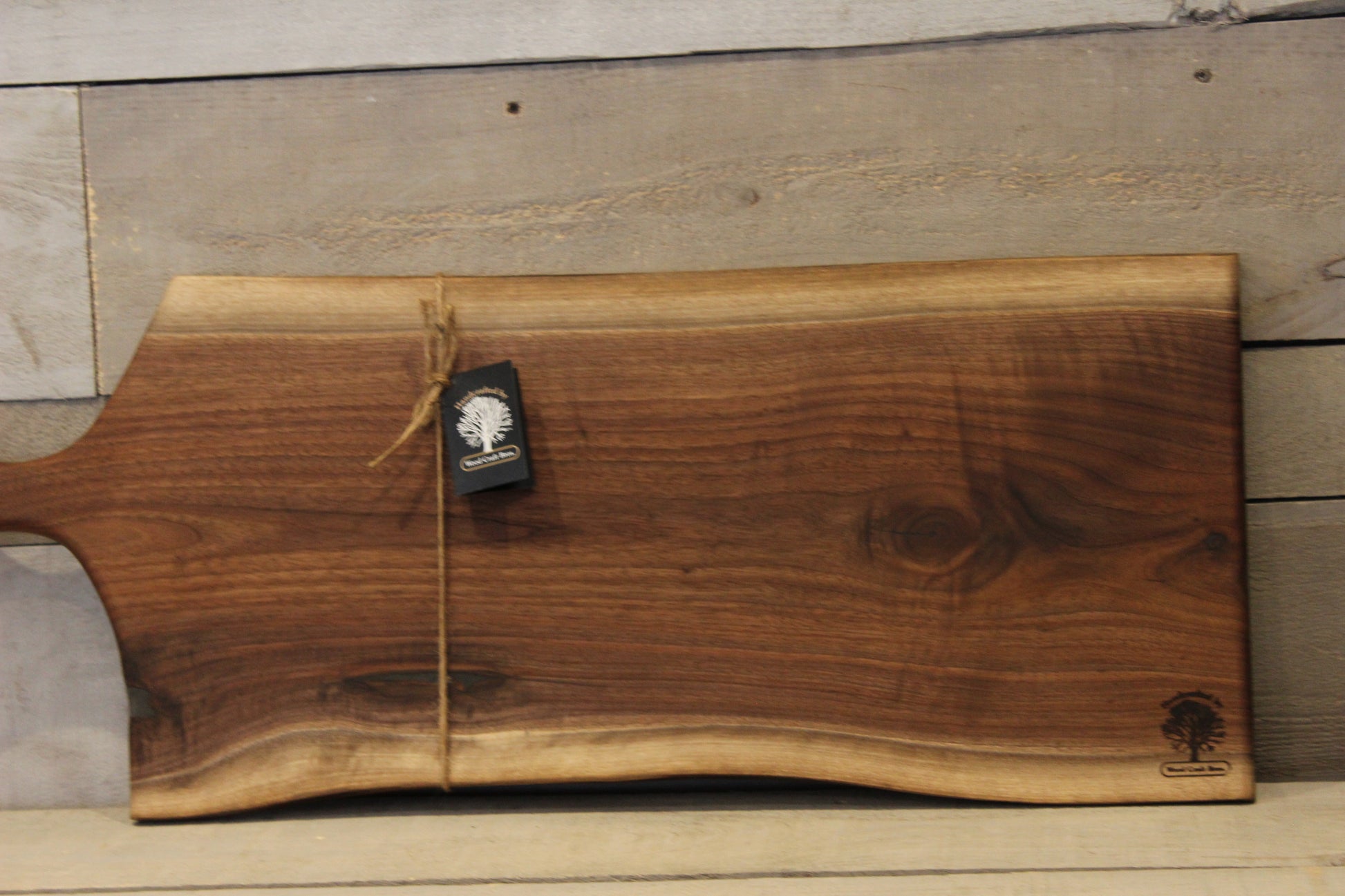 Live Edge Large Serving Board (WBL614)-Wooden Serving Board-Woodcraft Bros