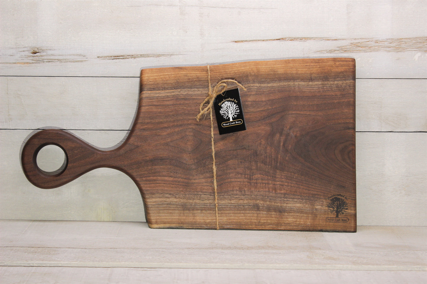 Live Edge Medium Serving Board (WBM700)-Wooden Cheese Tray-Woodcraft Bros
