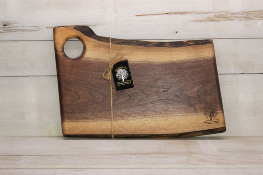 Live Edge Small Serving Board (WBS709)-Wooden Cheese Tray-Woodcraft Bros