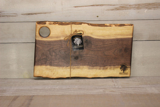 Live Edge Small Serving Wooden Board-Woodcraft Bros
