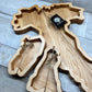 Italy Set-Wooden Platter Boards-Wooden Serving Boards-Woodcraft Bros